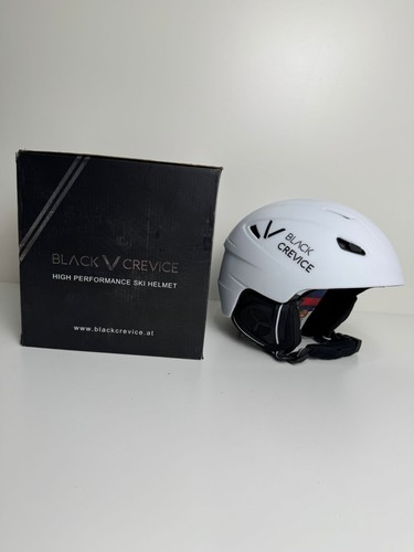 Black crevice streif skihelm - black,