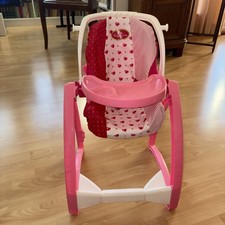 Puppe Baby Coralie Hochstuhl , 4 Ausrichtungen Schaukel Wiege Trage Theo Klein