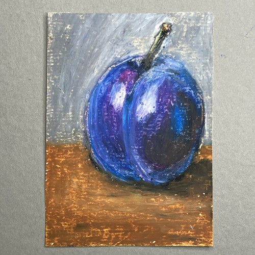 Original aceo öl pastell - original,