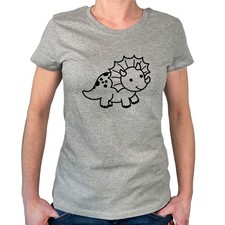 Damen T-Shirt Triceratops