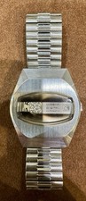 Dugena Automatik Digital Scheibenuhr Vintage 70er Jahre Rar mit Datum Defekt