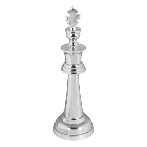Große schachfigur aluminium - große,