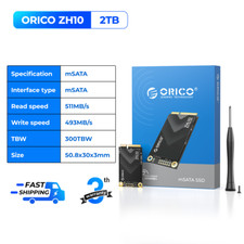 ORICO 2TB mSATA SSD 500MB/S