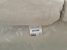 EKTORP 2er und 3er Sofa weiß