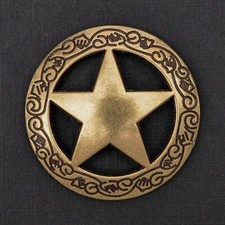 ★Stern★Conchos★Messing antik★Texas Ranger★Sheriff★Deputy★Western Sattel★Gürtel ★