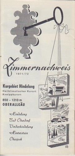Zimmernachweis 1971-72