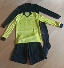 Adidas Schiedsrichter Outfit (2 Langarm-Shirts, Hose, Stutzen), Gr. M bzw. 43-45