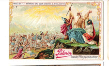 Palmin -älteres Kaufmannsbild - Biblische Geschichte - Moses - Abbildung