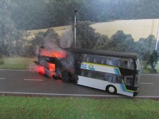 1:87 Reisebus Bus Motorbrand H0 LED 12V-16V Feuer Laser Cut Feuerwehr Polizei