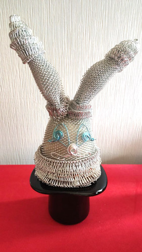 Skulptur hase hut - skulptur,