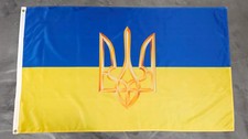 Fahne Flagge Ukraine mit