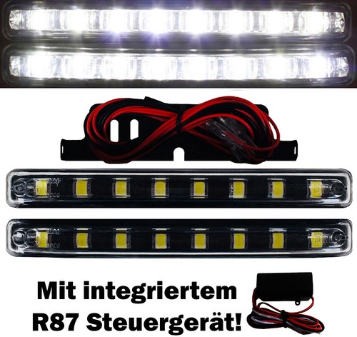 Led tagfahrleuchten schwarz - led, 8