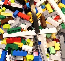 1000 Stück Lego Grundbausteine einreihige Basic Mauer Steine  1x2 - 1x16 Hoch