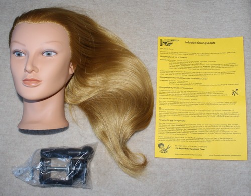 übungskopf friseur blond mit - Übungskopf,