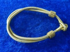 70) Mützenkordel Sturmriemen gold Polizei BGS  Militär Schirmmütze General