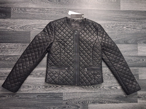 Leder jacke esprit schwarz - esprit,