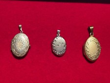 2 Medaillons Anhänger Amulett Talisman 925 Silber florales Design Ab EUR 15,—