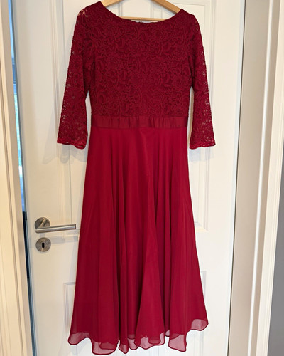 Swing abendkleid rot spitze - abendkleid,