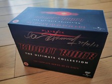 DAVID HASSELHOFF SIGNIERT KNIGHT RIDER ULTIMATIV SIGNIERT DVD BOX SET