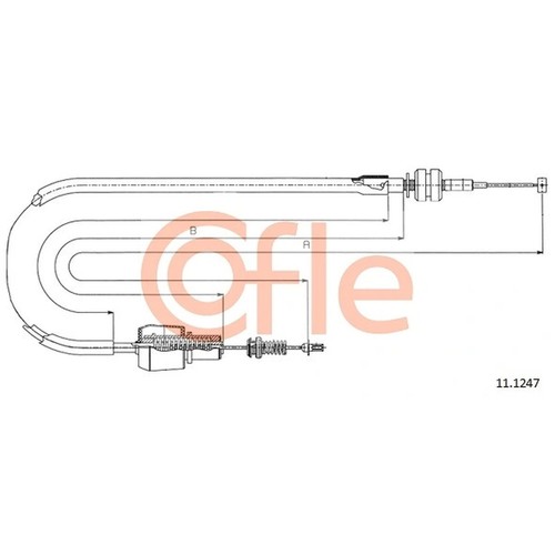 Cofle gaszug für opel - gaszug,