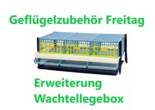  Wachtelaufzuchtbox für 30-35 Wachteln Erweiterung