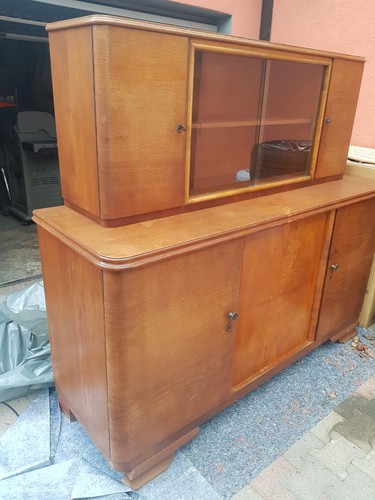 Küchenschrank von oma - küchenschrank, braun