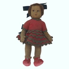 Antike Lenci Puppe um