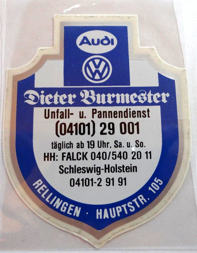 Aufkleber audi autohaus - vw,