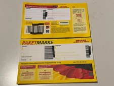 10 x DHL Paketmarke bis 10 Kilo für Deutschland Ladenpreis 104,90 Euro Sammler