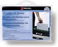 Rexel 2101948 Ölpapier für Aktenvernichter 12 Stück