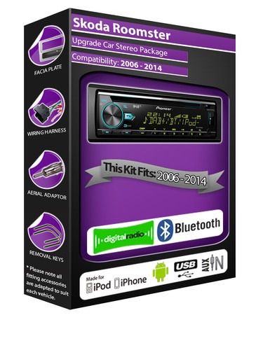 Skoda roomster dab - dab, radio