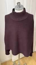 Pullover, Damen, Weinrot, Neu, Gr. XL, Polyester, Wolle, 