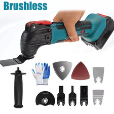 Für 18V Makita Akku Multifunktionswerkzeug Oszillierende Schleifgerät Multi-Tool