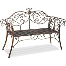 Gartenbank metall sitzer - gartenbank, 2-sitzer