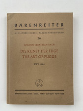 Noten. J.S. Bach. Die Kunst