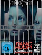 PANIC ROOM - 3-Disc Limited Steelbook - 4K UHD + 2 Blu-ray - NEU & OVP