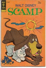 GOLD KEY Walt Disney : Scamp #18 (Mike Arens) Al Hubbard (1974)