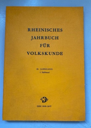 Rheinisches jahrbuch für - rheinisches,