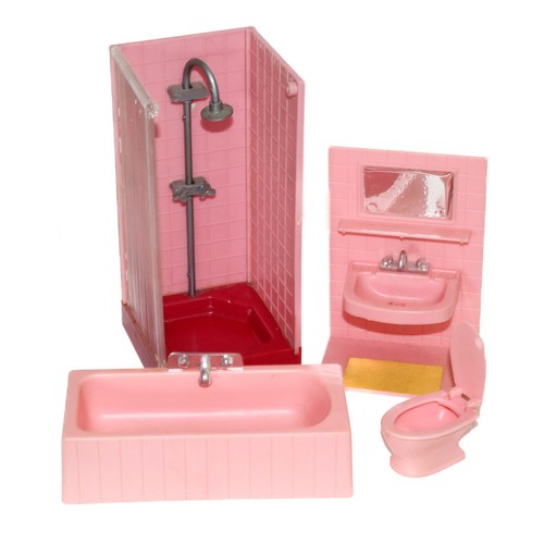 Vintage puppenhaus badezimmer - vintage,