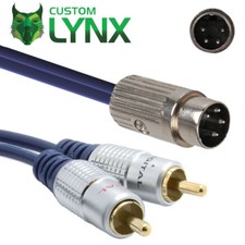 QUAD 4 Pin DIN Stecker auf 2 x
