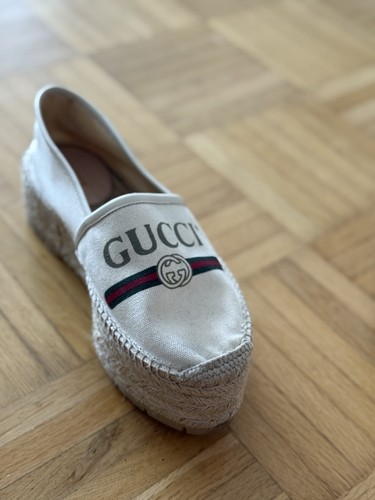 Gucci logo canvas - canvas, platform