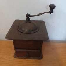 Antike Kaffeemühle Holz -