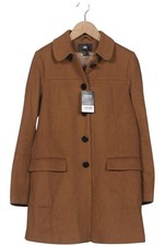 H&M Mantel Damen Jacke Parka Gr. EU 38 Wolle Braun #d6px8q6