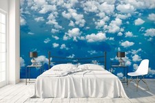 3D Blau Himmel Wolken Q5564