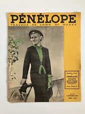 Pénélope Travaux de Laine et Modes Strickzeitschrift Frankreich 1937