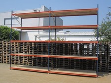 Mecalux 4,07 m lang Weitspannregal Schwerlastregal Lagerregal Werkstattregal M7