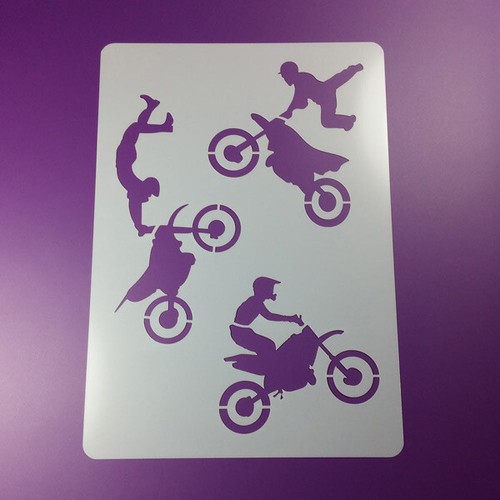 Schablone motocross 3 - schablone,