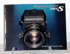 Mamiya RB67 Pro-S Bedienungsanleitung Anleitung Gebrauchsanleitung Deutsch