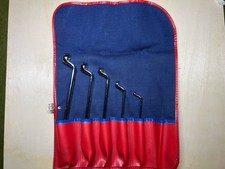 NEU Belzer Werkzeug-Tasche Polygon Doppel-Ringschlüssel Zoll Set Leder