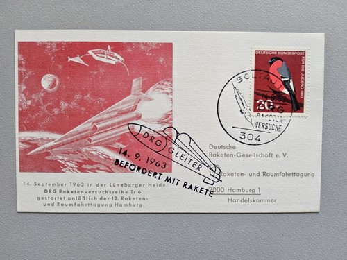 Raketenpost 1963 befördert